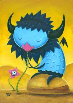 "Reginald"
10"x16"
acrylic on wood
Jules Anslow